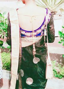 Preety Black Saree