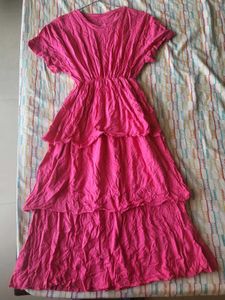 Hot Pink Tired Dress.