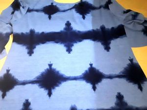 Blue Tie-Dye Top