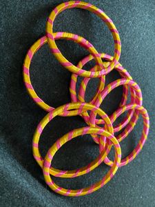 Handmade Silk Thread 8 Bangles