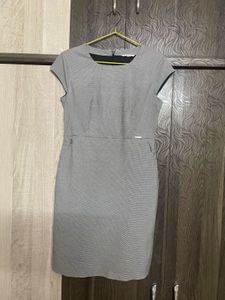 Van Heusen formal A line Grey dress