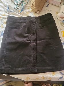 Corduroy Mini Skirt