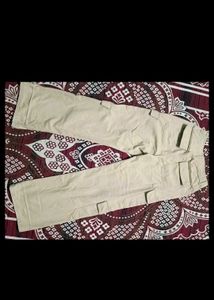 Beige Cargo Pant