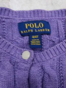 Ralph Lauren Cute Purple Cardigan