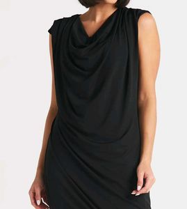 odbo Black Sleeveless Dress