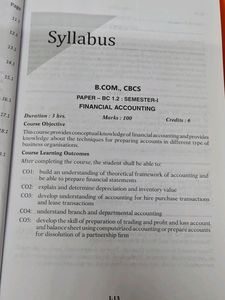 Pair Of Two Books For Bcom Students