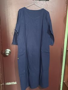 Aurelia Navy Blue Kurti with White Pants