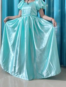 Blue Ball  Gown Dress