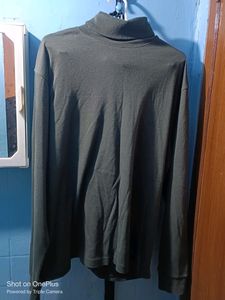 Polo Neck Green Full Sleeves