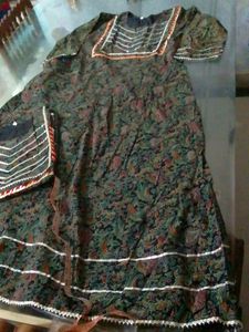 Elegant Green Printed Kurti