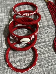 Red Necklace &amp; Bangles Set