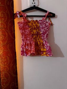 Multicolour Cute Top For Women