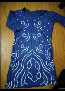 Short Kurti Blue