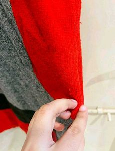 Color Block Mini winter Dress