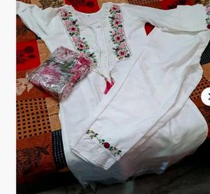 Elegant Embroidered Kurta Set