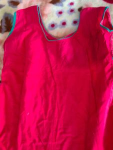 Sleeveless Anarkali Kurta