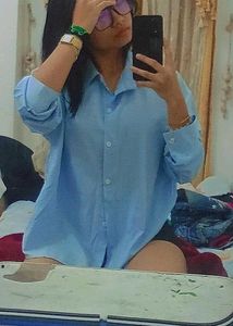 Blue Button-Down Shirt