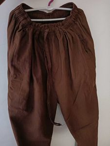 Brown Drawstring Pants