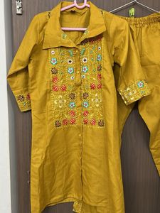 Full heavyEmbroidered  totally new Kurta Set