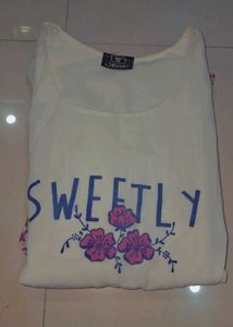 Cute &#39;Sweetly&#39; Graphic Tee