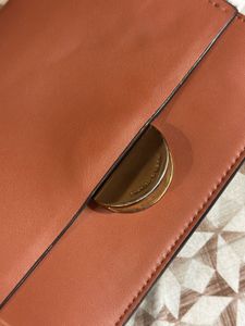 Charles &amp; Keith Metallic Accent Push Lock Bag New