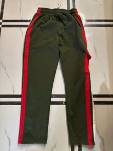 unisex  Olive Green Track Pants