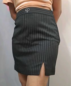 Striped Mini Skirt