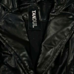 Faux Leather Jacket|Coat|goth|korean