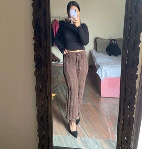 Cozy Knit Drawstring Pants