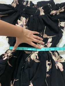 Black Floral Dress For 12-13 Year Old Girls