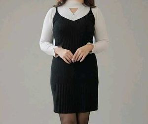 🖤Winter Black Knit Dress🖤