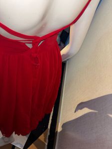 Red Asymmetric Dress