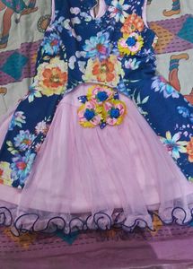 Floral Trim Pants