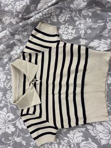 Striped Knit Top