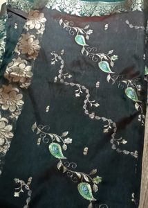 Double Saded Silk Saree Without Blouse