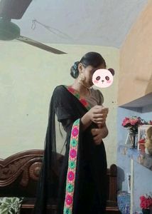 Beautiful Black Sare With Blouse