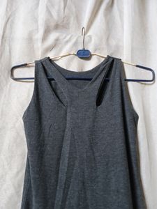 Grey Maxi Bodycon dress