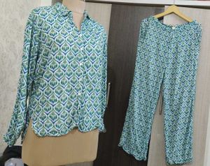 Printed Pajama Set