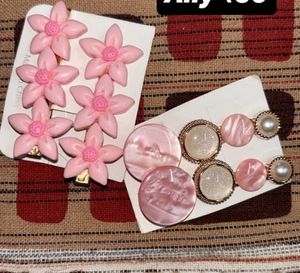 Cute Flower Hair Clips - set of 3
