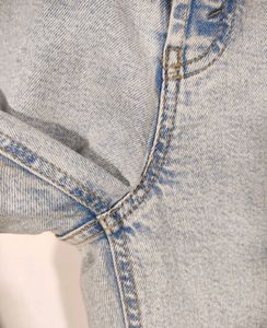 Bershka Distressed High-Waisted Jeans