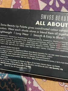 Swiss Beauty Lip Palette