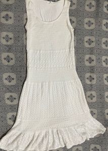 White Knit Dress