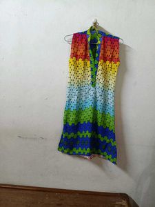Colorful Sleeveless Dress/Top