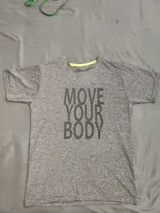 Move Your Body Gray T-Shirt