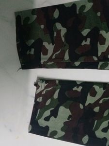 Army Print Jeggings For Gym