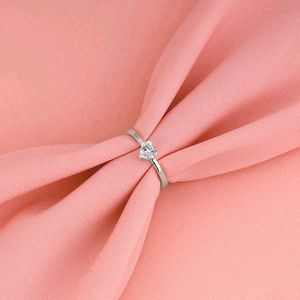 GIVA Pure 925 Silver Heart Ring