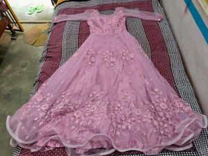 Pink Embellished Formal Dress