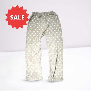 Girls&#39; Gray Patterned Tracked Pant