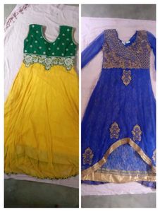 Elegant Ethnic Gown - Set of 2