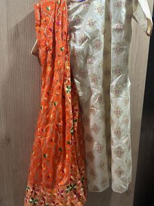 Kurta With Phulkari Duppatta